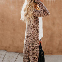 Load image into Gallery viewer, Collarless  Leopard Print Outerwear