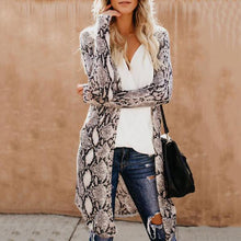 Load image into Gallery viewer, Collarless  Leopard Print Outerwear