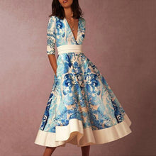 Load image into Gallery viewer, Autumn And Winter   Fashion Prints Swagger Dresses