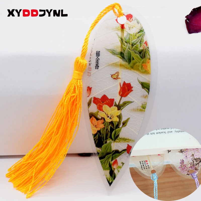 [GIFT] [Random] Vein Bookmark Creative Chinese Wind Tassel Bookmarks Collectibles Stationery Creative School Supplies